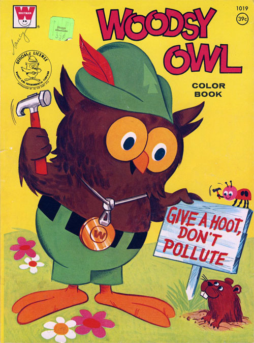 Commercial Characters Woodsy Owl Coloring Book | Coloring Books At