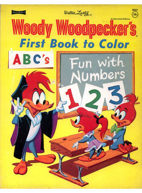 Woody Woodpecker First Book to Color