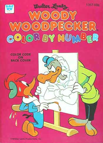 Woody Woodpecker Color By Number