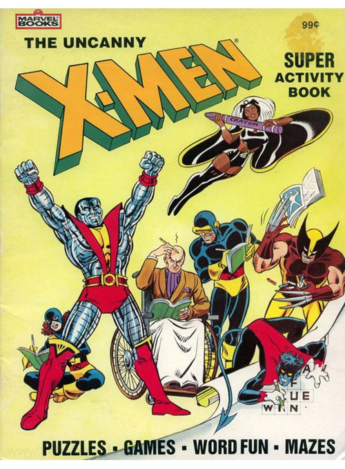X-Men Activity Book