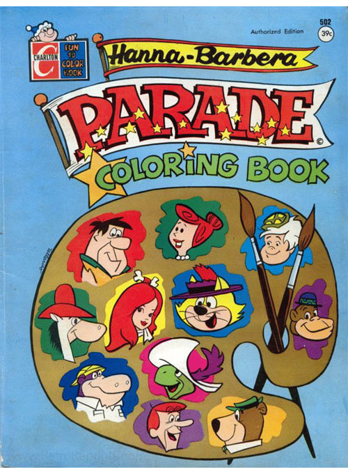 Hanna Barbera Hanna Barbera Parade Coloring Books At Retro Reprints The World S Largest
