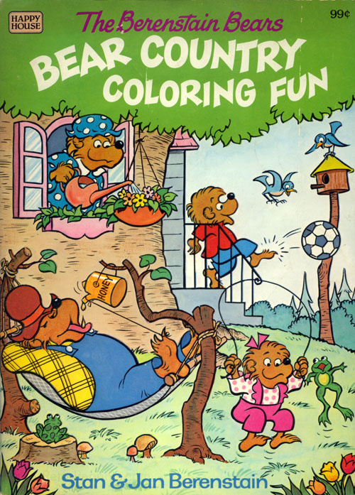 Berenstain Bears, The Bear Country Coloring Books at Retro Reprints