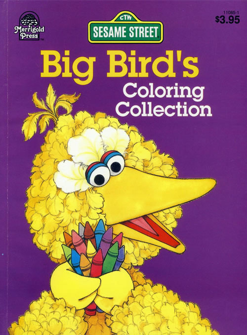 VTG Golden Book A Big Coloring Book Sesame Street Big Bird The Great  Outdoors