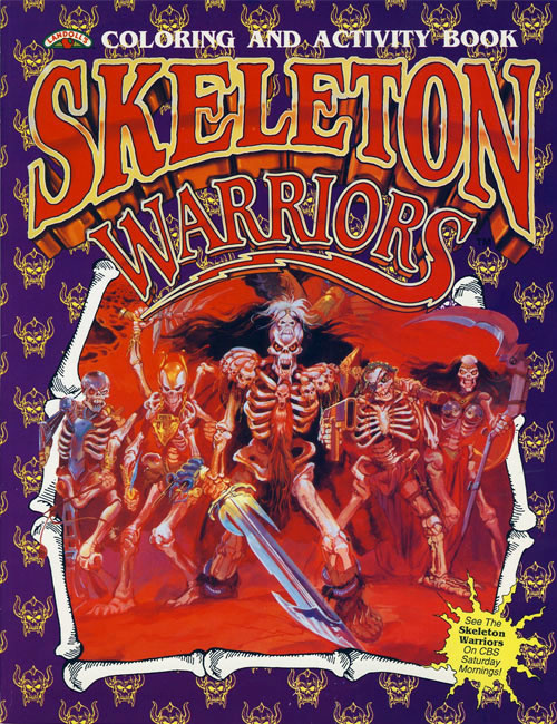 Skeleton Warriors Coloring and Activity Book