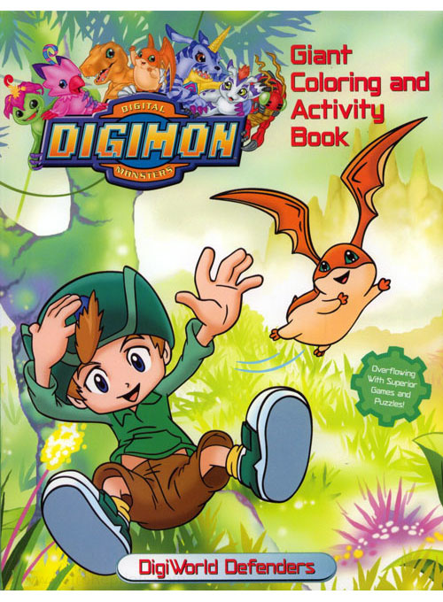 DIGIMON Digital Monsters, Coloring and Activity Book - DARING DIGIMONS