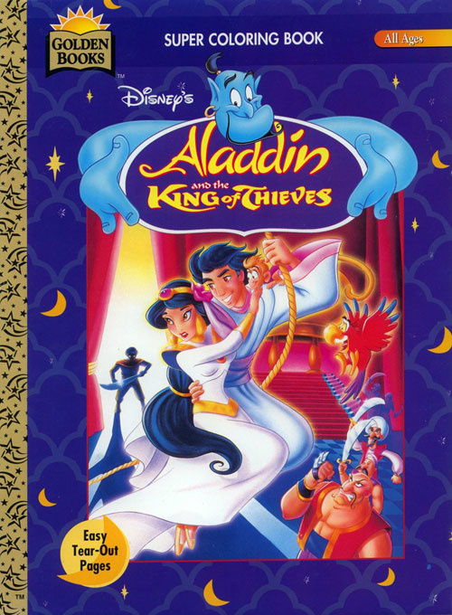 Aladdin and the King of Thieves Coloring Book