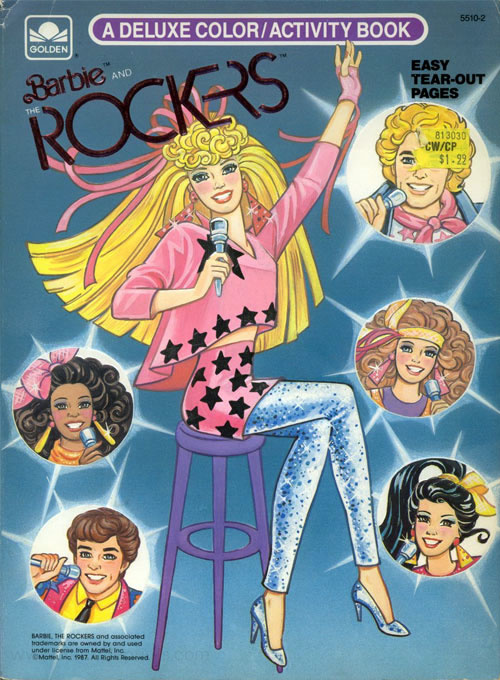 Barbie & the Rockers Coloring and Activity Book Coloring Books at