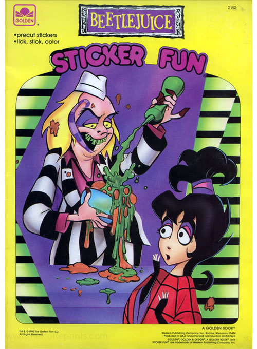 Beetlejuice Sticker Fun