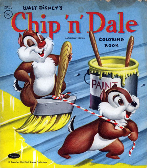 Chip 'n Dale Coloring Book