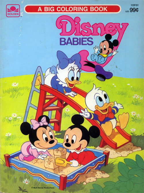 1987 Disney Babies Learn About First Books Pair Wipes Clean Hong Kong