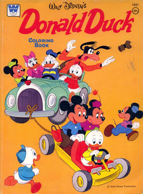 Donald Duck Coloring Book