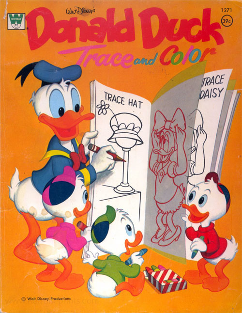 Donald Duck Trace & Color