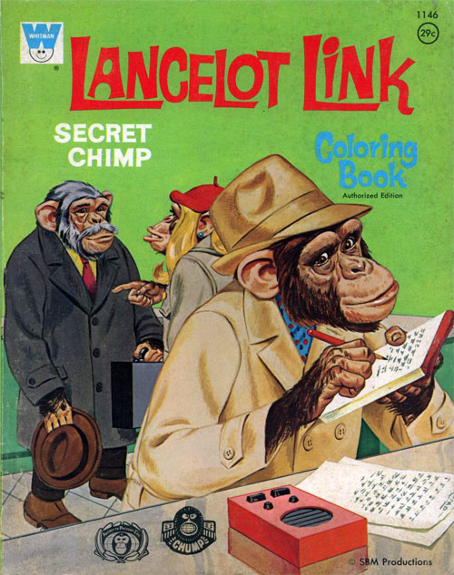 Lancelot Link, Secret Chimp Coloring Book