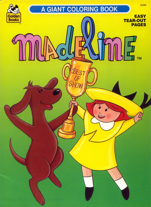 Madeline Coloring Book | Coloring Books at Retro Reprints - The world's