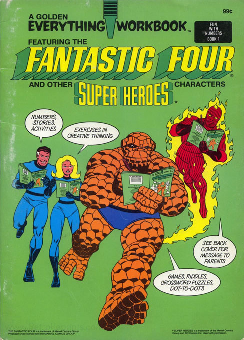 Fantastic Four Golden Everything Workbook