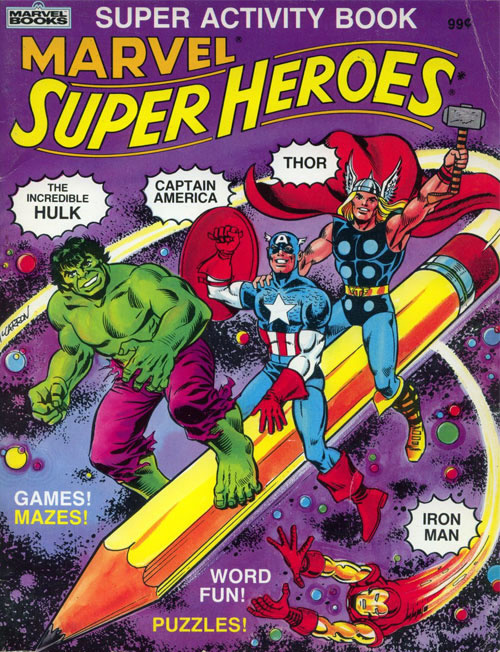 Marvel Super Heroes Activity Book