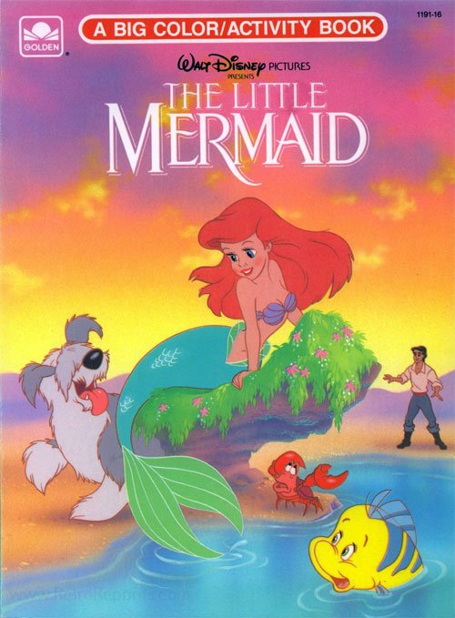 Little Mermaid, Disney's coloring and activity book