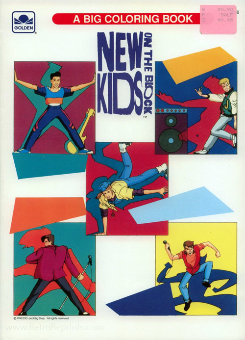 New Kids on the Block Coloring Book