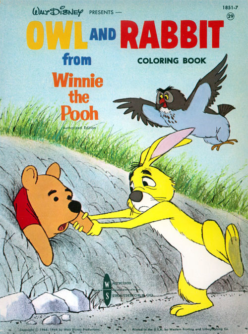 Winnie the Pooh Owl and Rabbit