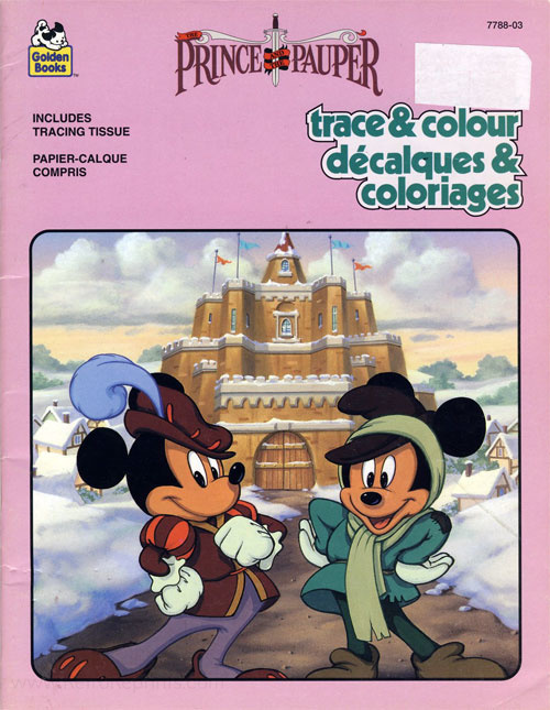 Prince & the Pauper, Disney's The Trace & Color