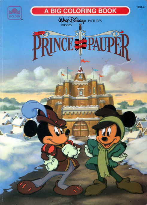 Prince & the Pauper, Disney's The Coloring Book