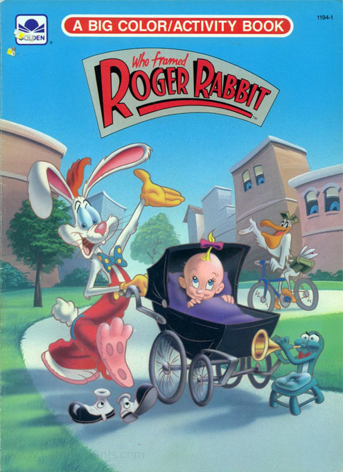 Who Framed Roger Rabbit coloring and activity book