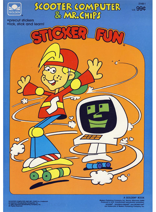 Schoolhouse Rock! Scooter Computer Sticker Fun