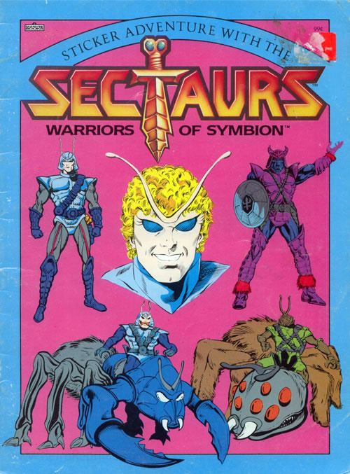 Sectaurs Sticker Book