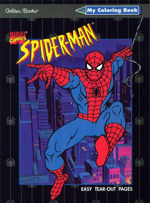 SPIDERMAN COLORING BOOK 1990