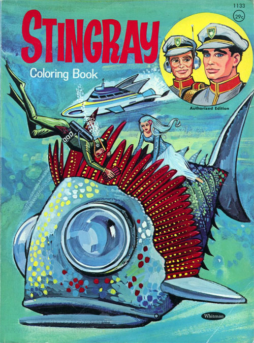 Stingray Coloring Book