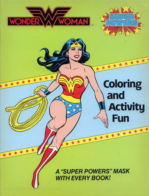Super Powers Wonder Woman Coloring and Activity Book