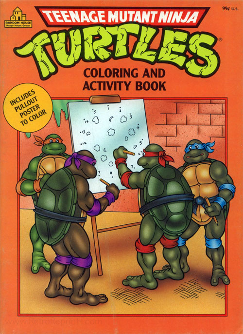 Teenage Mutant Ninja Turtles (classic) Coloring and Activity Book