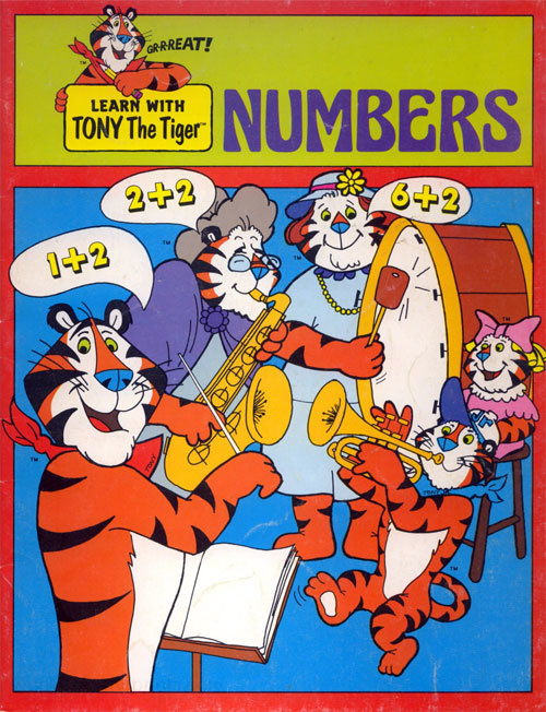 Commercial Characters Tony the Tiger: Numbers