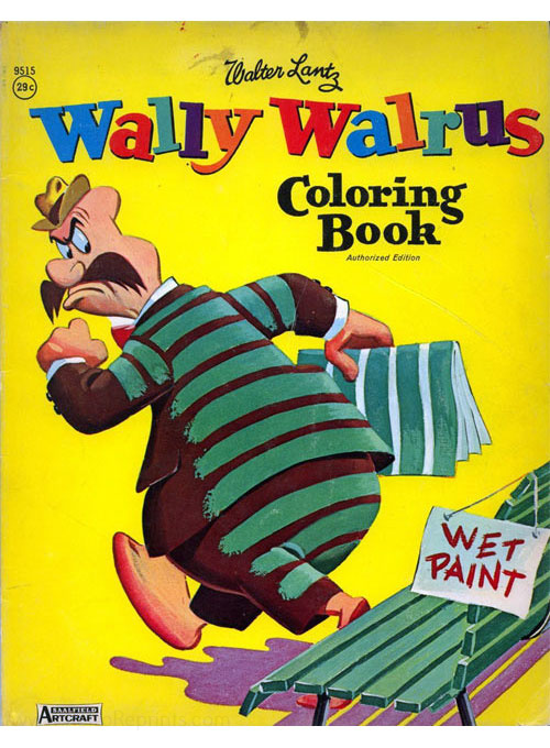 Wally Walrus Coloring Book