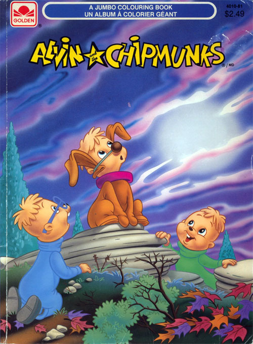 Alvin and the Chipmunks Coloring Book