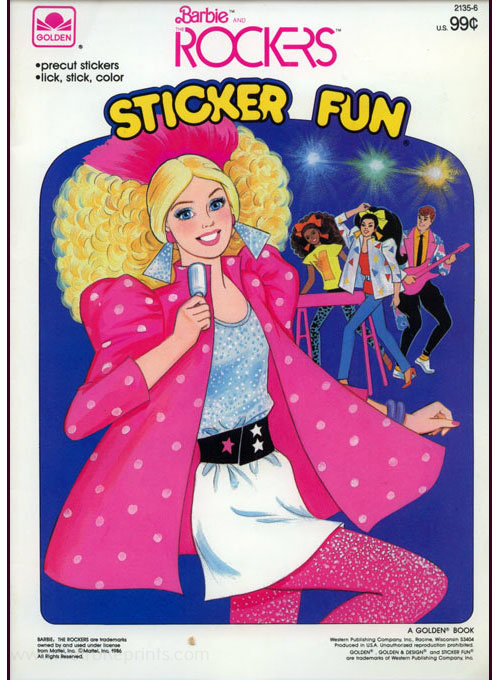 Barbie & the Rockers Sticker Fun