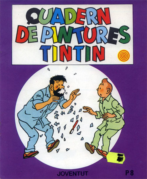 Tintin Coloring and Activity Book