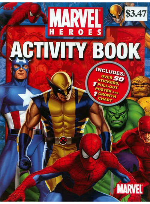 Marvel Super Heroes Activity Book