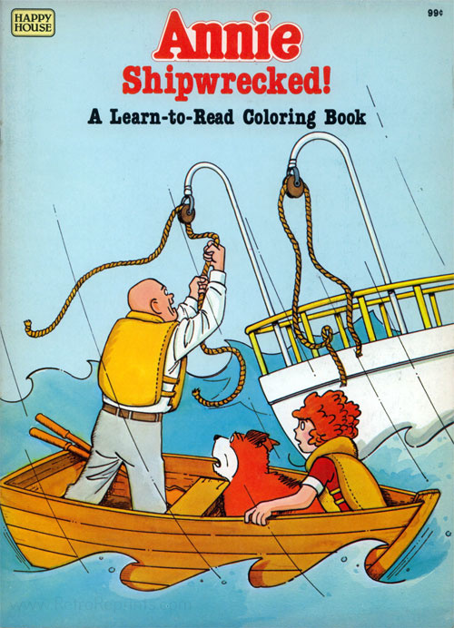 Little Orphan Annie Shipwrecked! | Coloring Books at Retro Reprints