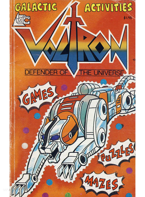 Voltron: Defender of the Universe Galactic Activities