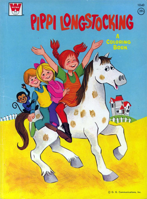 Pippi Longstocking Coloring Book