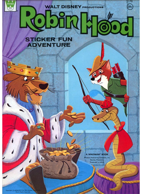 Robin Hood, Disney's Sticker Fun
