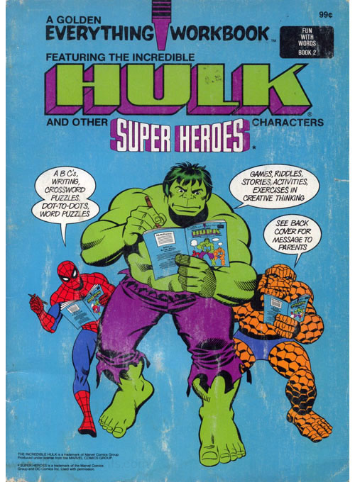Incredible Hulk, The Golden Everything Workbook