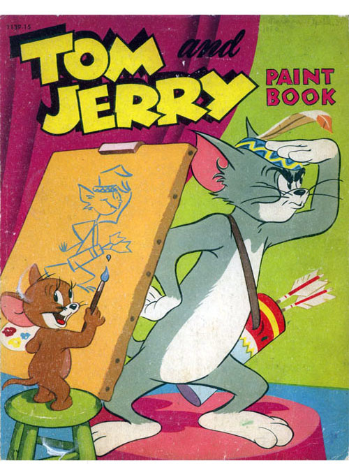 Tom & Jerry Cat & Mouse Games  Coloring Books at Retro Reprints