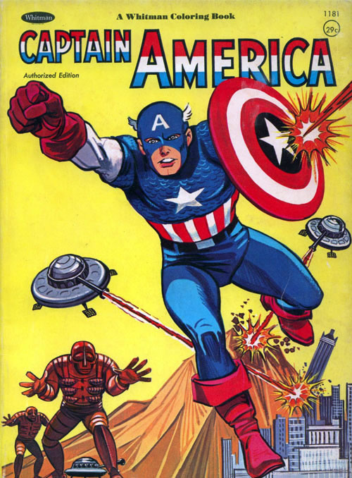 Captain America Coloring Book