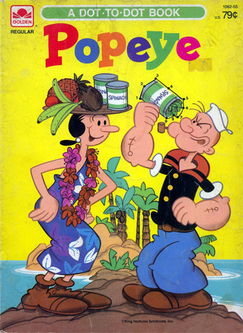 Popeye the Sailor Man Dot to Dot