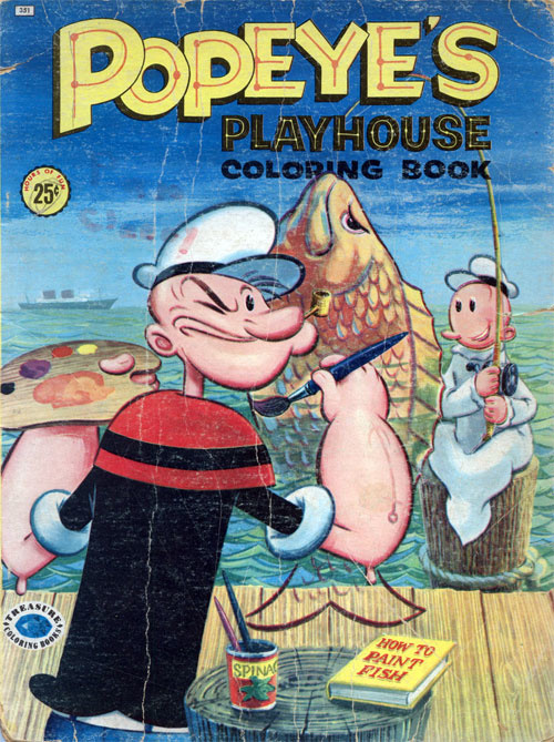 Popeye the Sailor Man Coloring Book