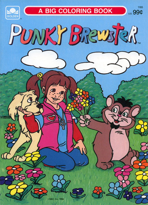 It's Punky Brewster Coloring Book