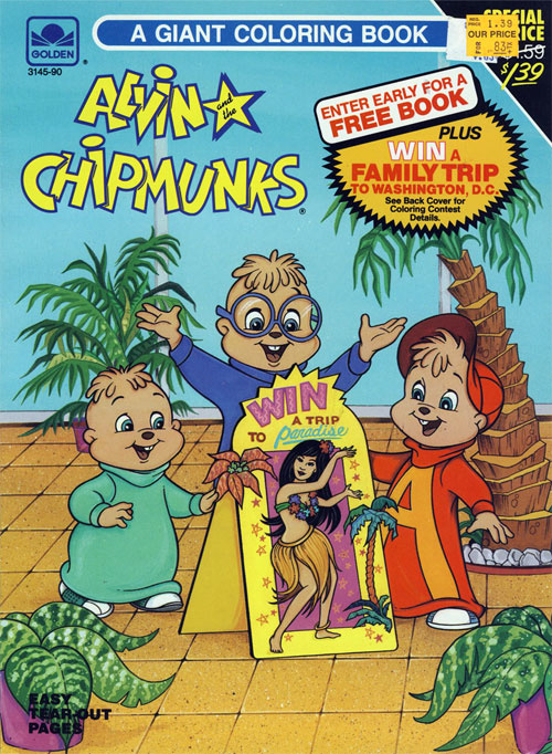 Alvin and the Chipmunks Coloring Book