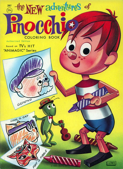 New Adventures of Pinocchio, The (RB) Coloring Book